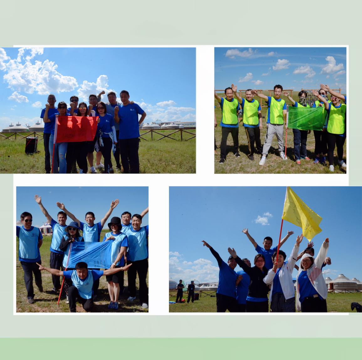 各小组摩拳擦掌、斗志昂扬